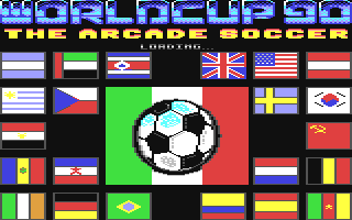 Worldcup 90 - Arcade Soccer Title Screen